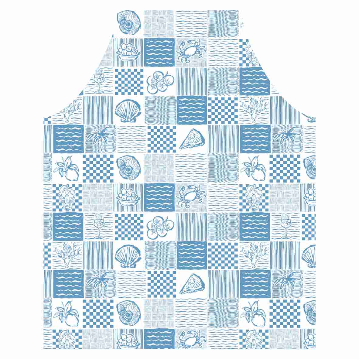 COASTAL PATCHWORK APRON