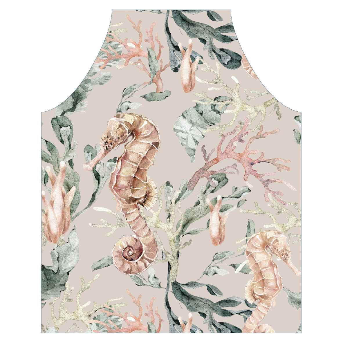 SEAHORSE SERENADE APRON