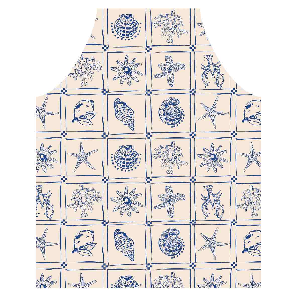 SEASHELL MOSAIC APRON