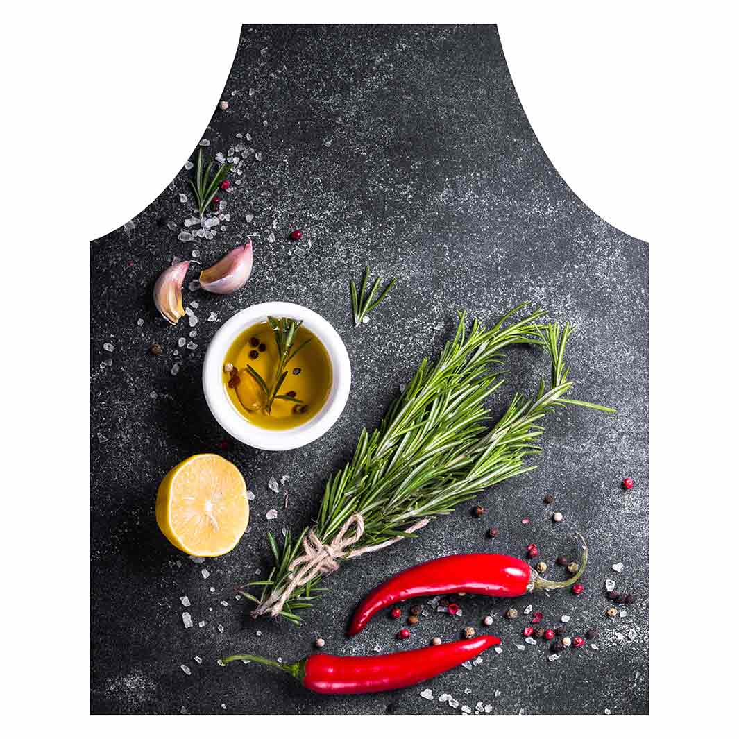 CHILLI AND HERBS APRON