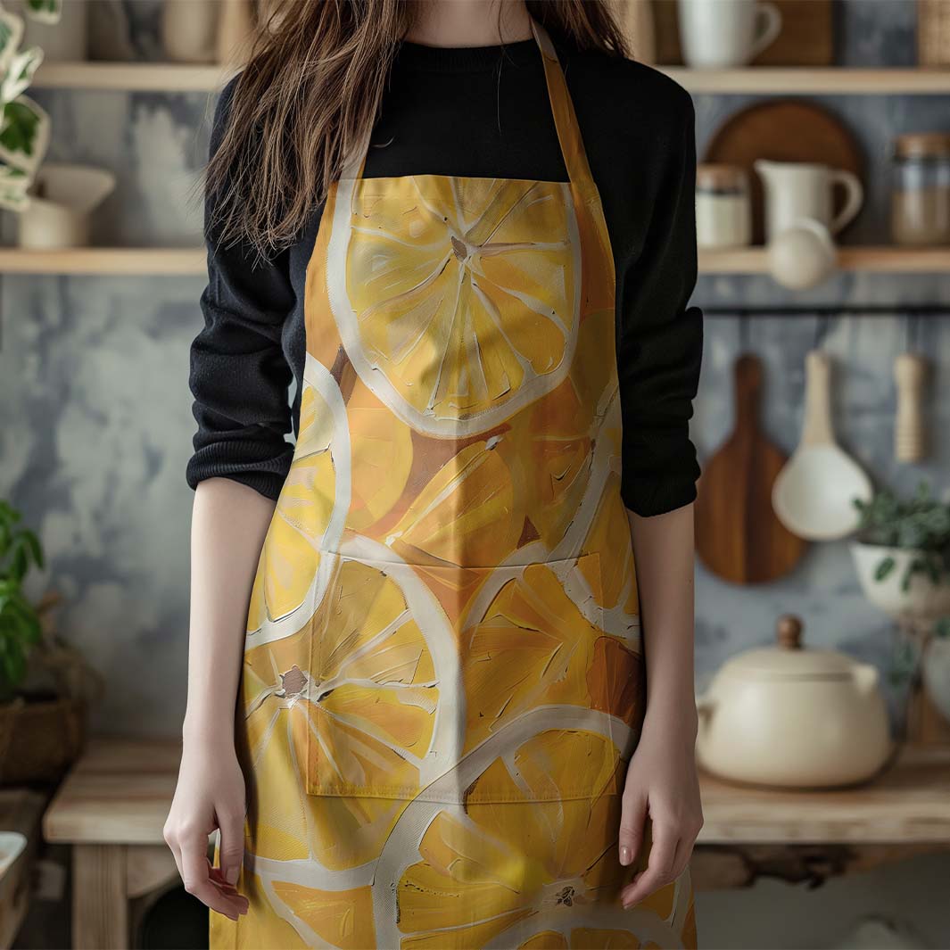 LEMON SLICES APRON