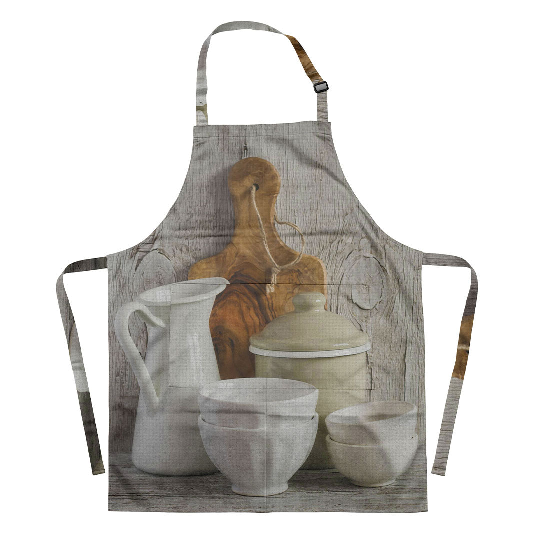 FARMHOUSE WHITE APRON