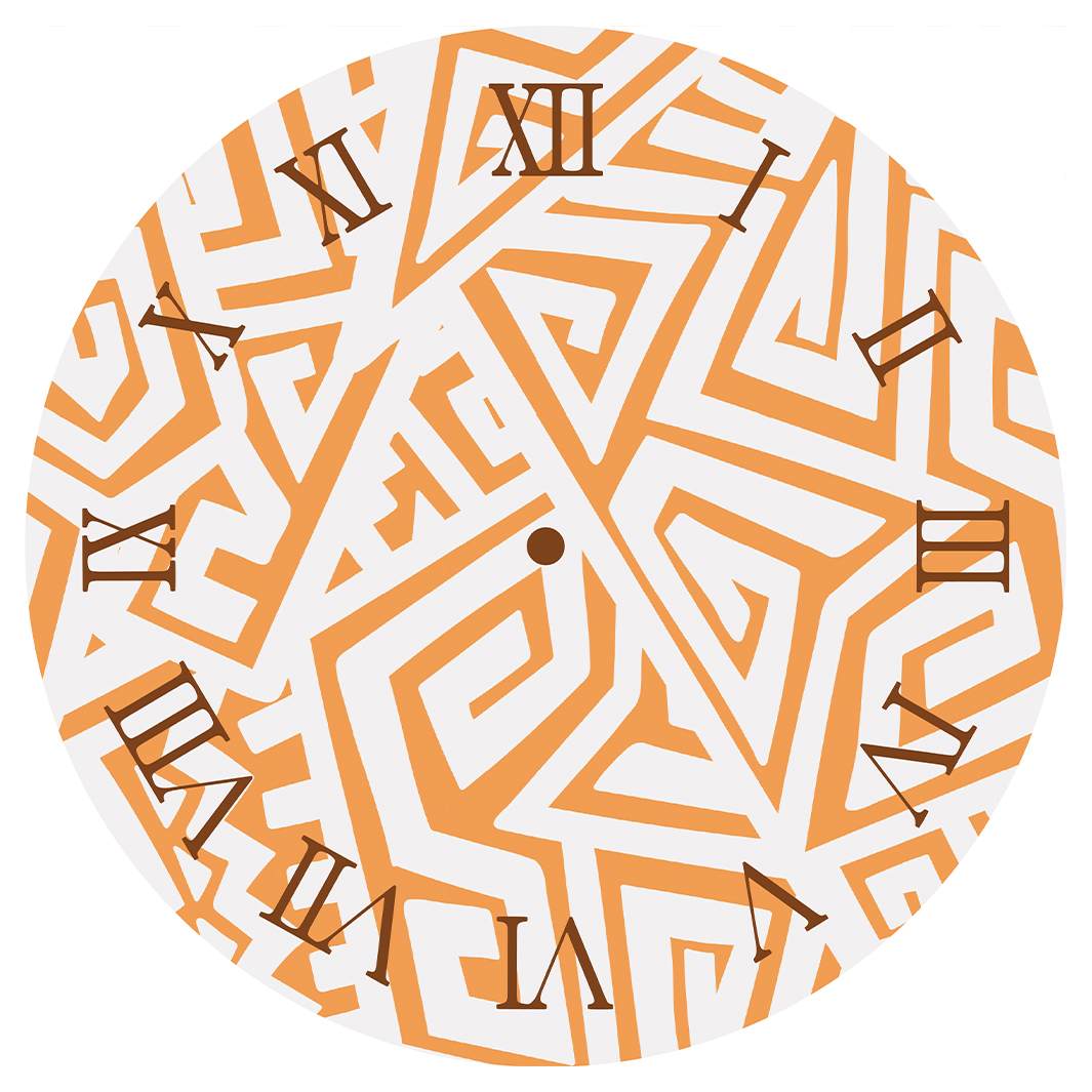 MJI MAZE ROUND CLOCK