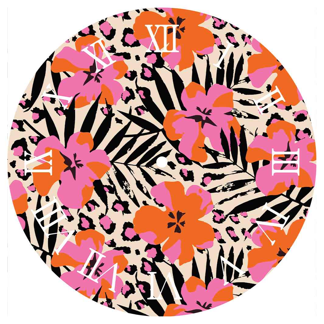 WILD BOTANICA ROUND CLOCK