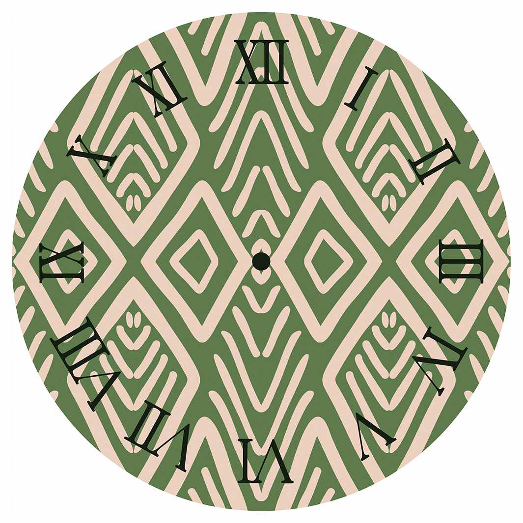 KAYA RHUYTHM ROUND CLOCK