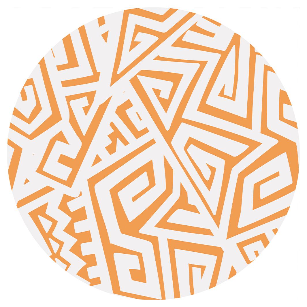 MJI MAZE ROUND CLOCK