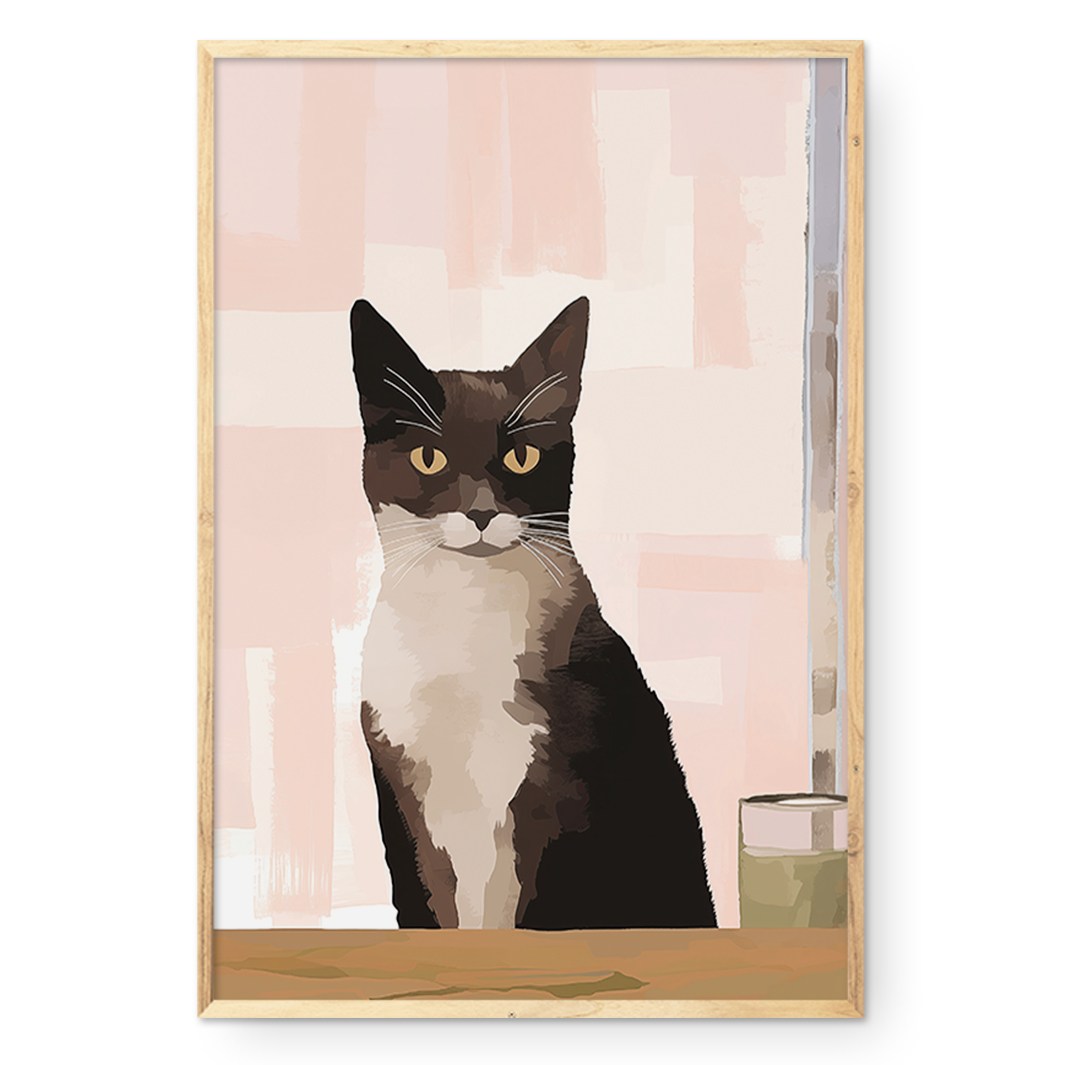 COMPOSITE FRAMED CANVAS WHISKER & SHADOW