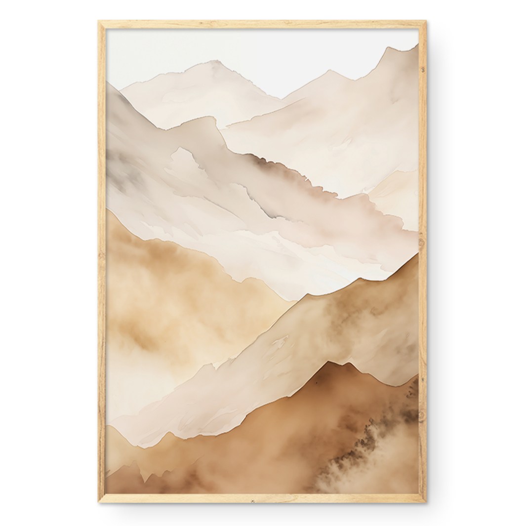 COMPOSITE FRAMED CANVAS FADING ECHOES
