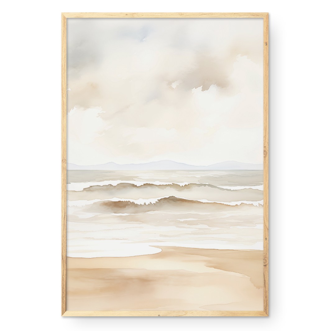 COMPOSITE FRAMED CANVAS  SILENT SHORE