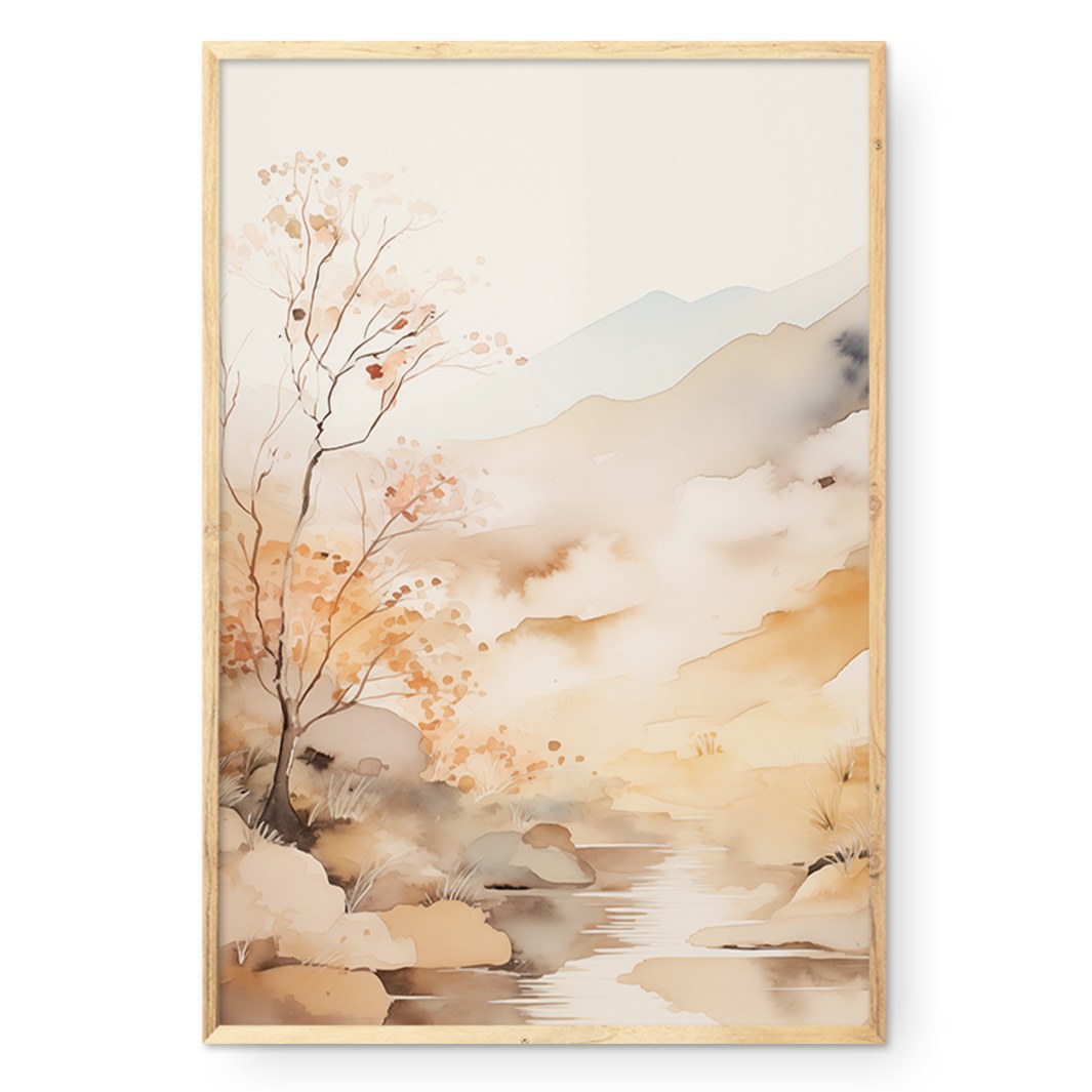 COMPOSITE FRAMED CANVAS  AUTUMN'S WHISPER