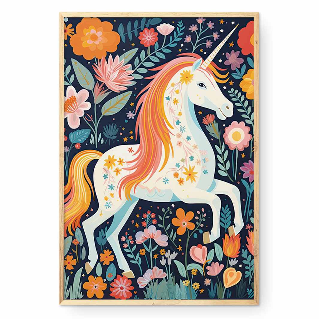 COMPOSITE FRAMED CANVAS  ROAR OF THE BLOOMS