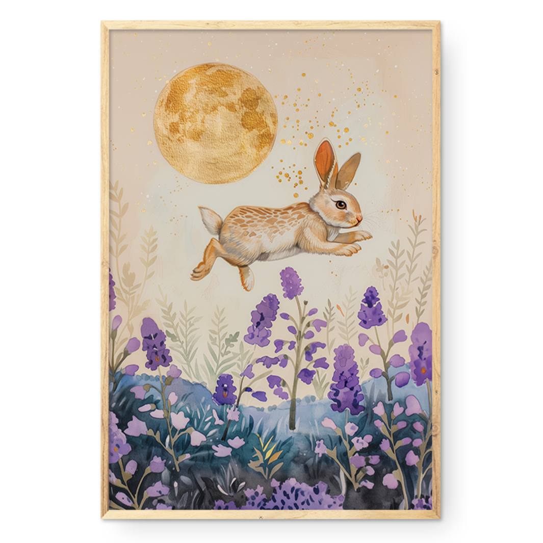 COMPOSITE FRAMED CANVAS  MOONLIT HOPPER