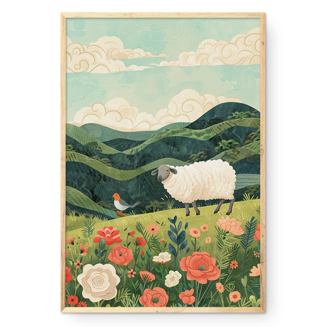 COMPOSITE FRAMED CANVAS SHEAR BLISS