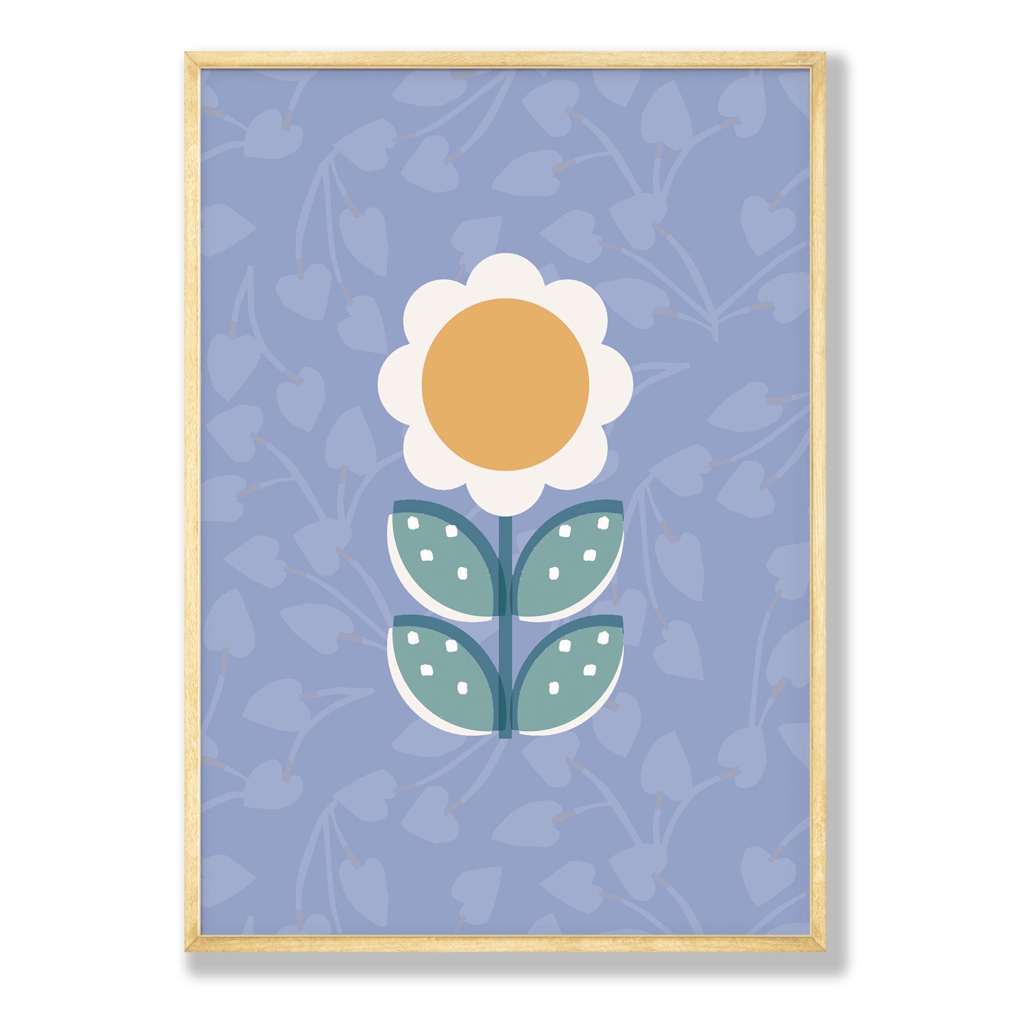 KIDS MEADOW FLOWER COMPOSITE FRAMED CANVAS
