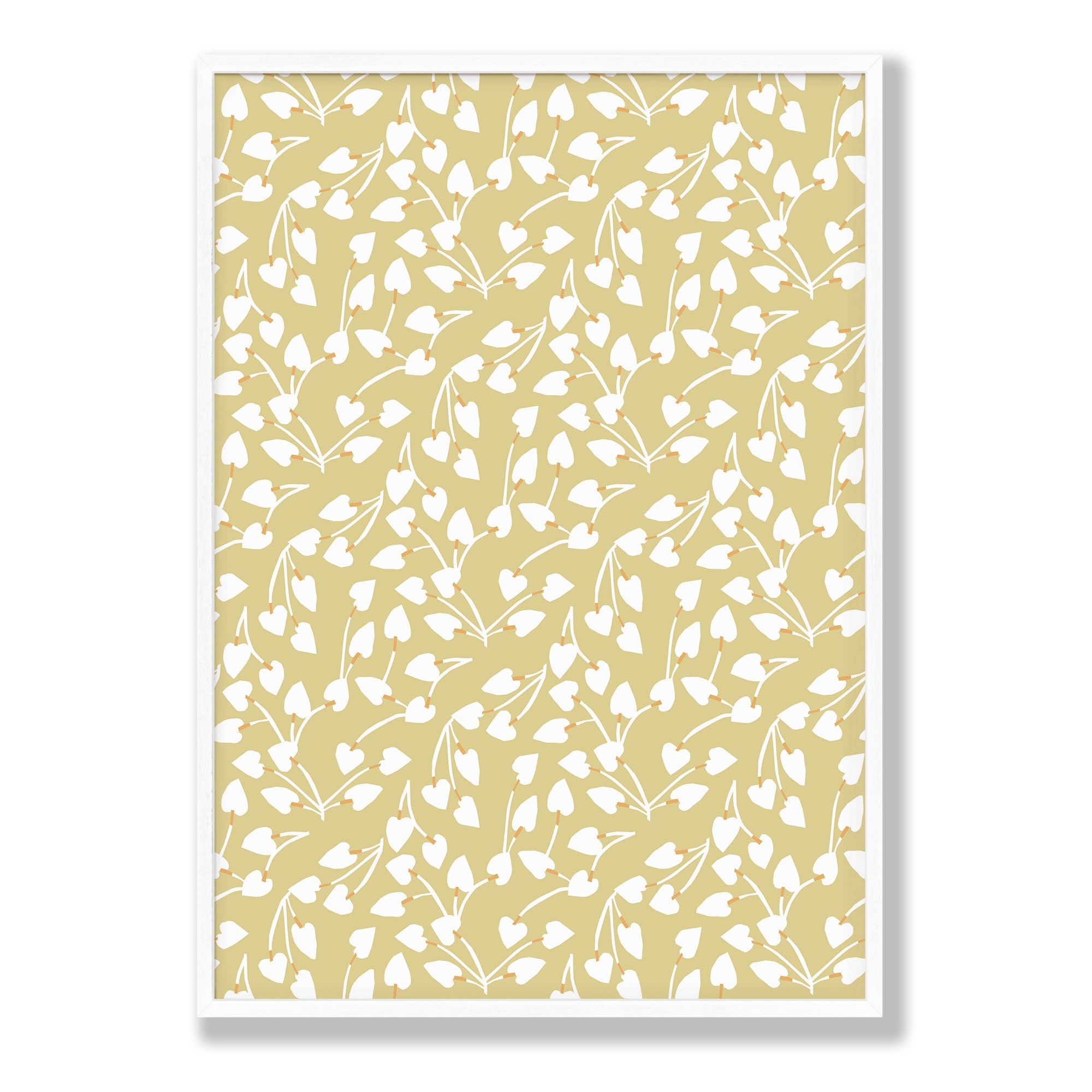 KIDS MEADOW LEAVES COMPOSITE FRAMED CANVAS