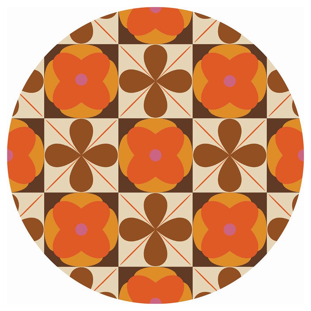 FUNKADELIC FLORA ROUND-COFFEE-TABLE