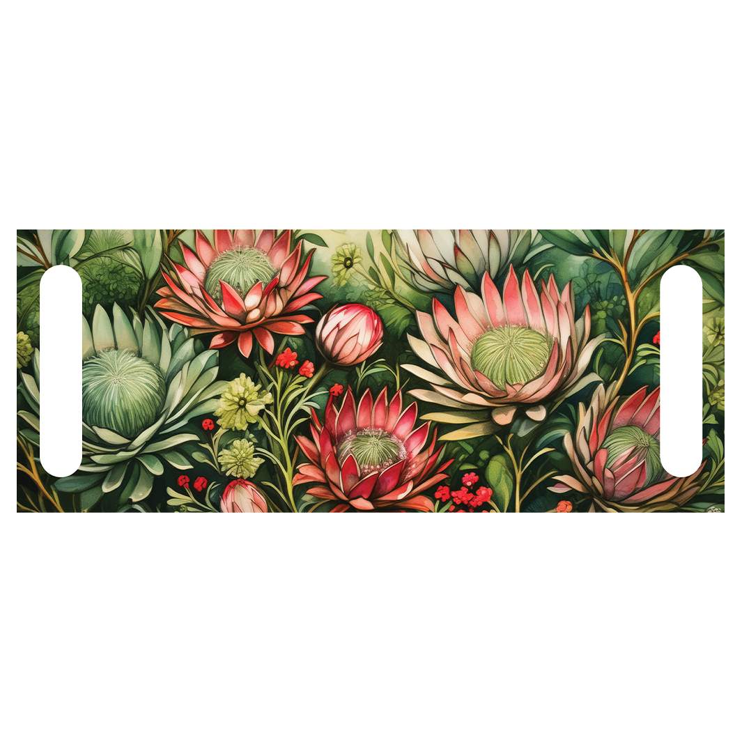 DUAL PURPOSE BOARDS PINK AND GREEN PROTEA BUSH