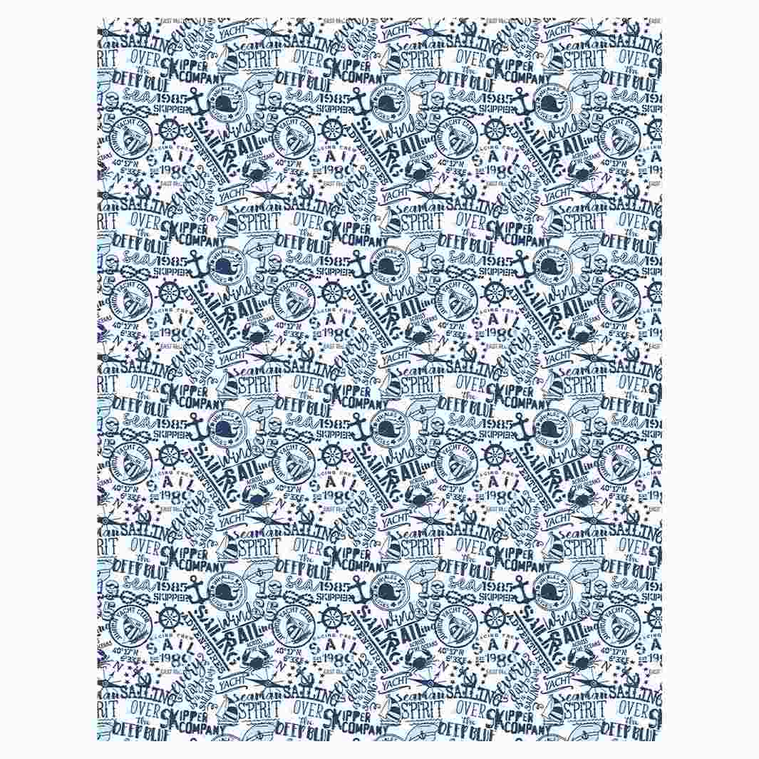 NAUTICAL TALES FLEECE BLANKET
