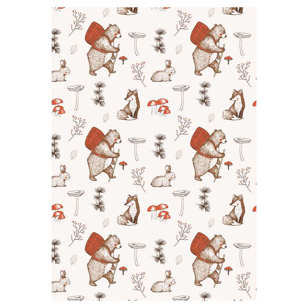 FOREST FRIENDS FLEECE BLANKET