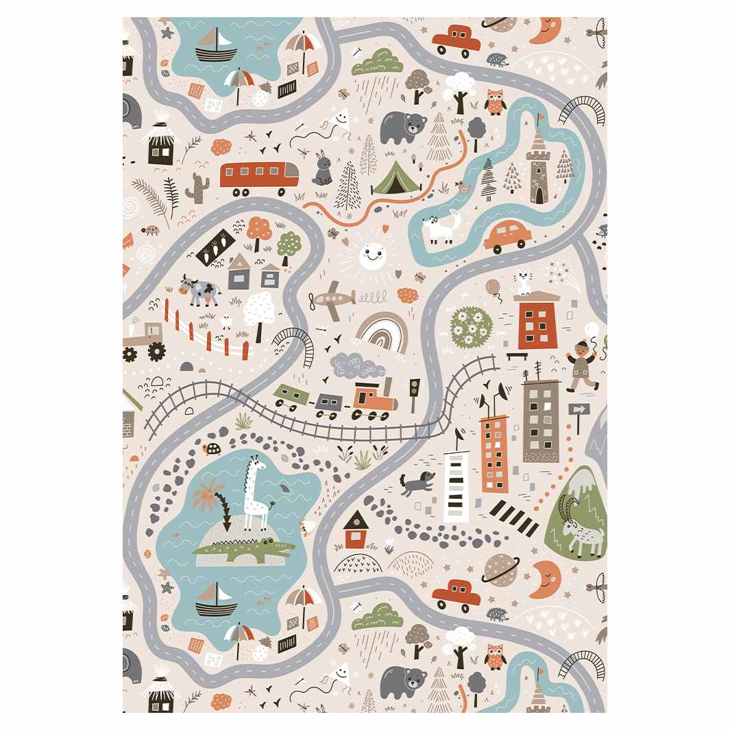 ADVENTURE TRAILS FLEECE BLANKET