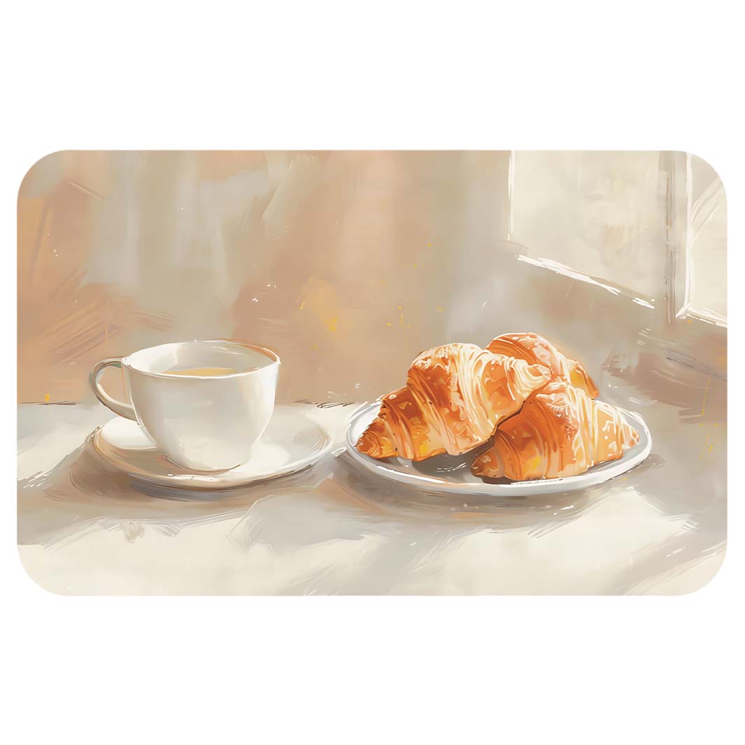 MORNING CROISSSANT KITCHEN TOWEL