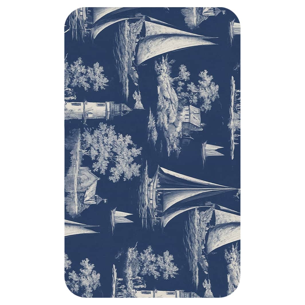 MIDNIGHT SAIL KITCHEN TOWEL