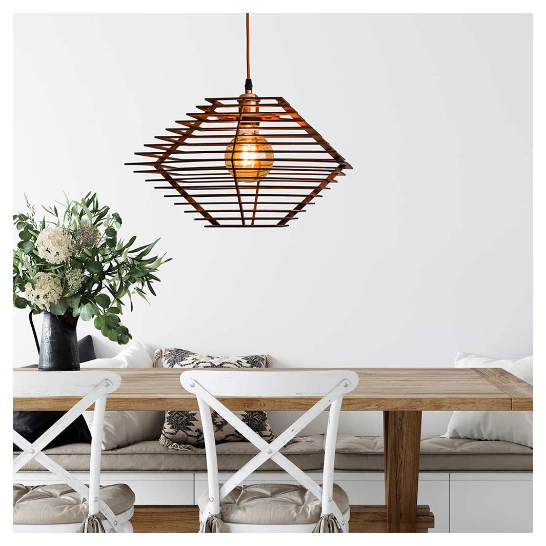 CUBE GEOMETRIC PENDANT LIGHT