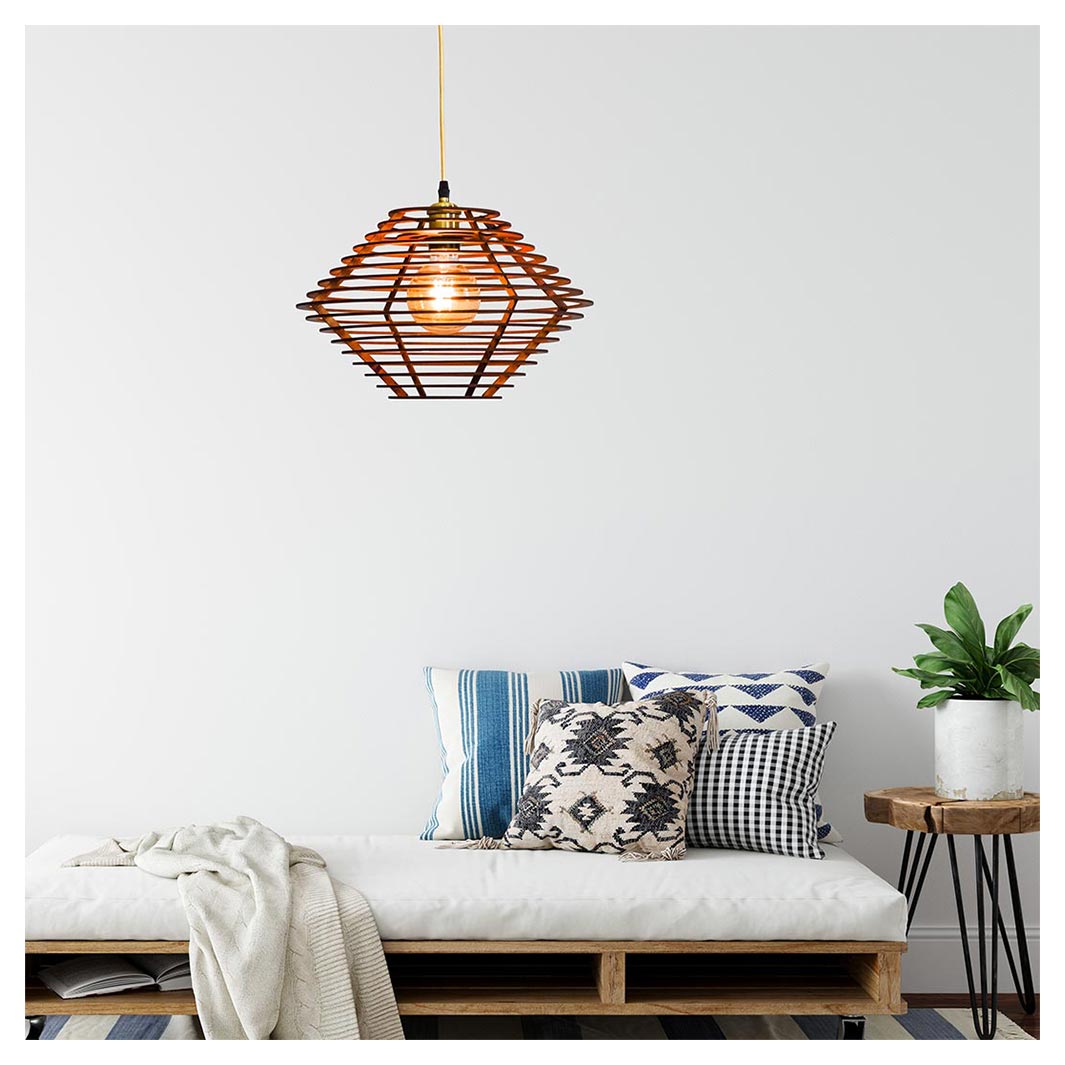 HOOP GEOMETRIC PENDANT LIGHT