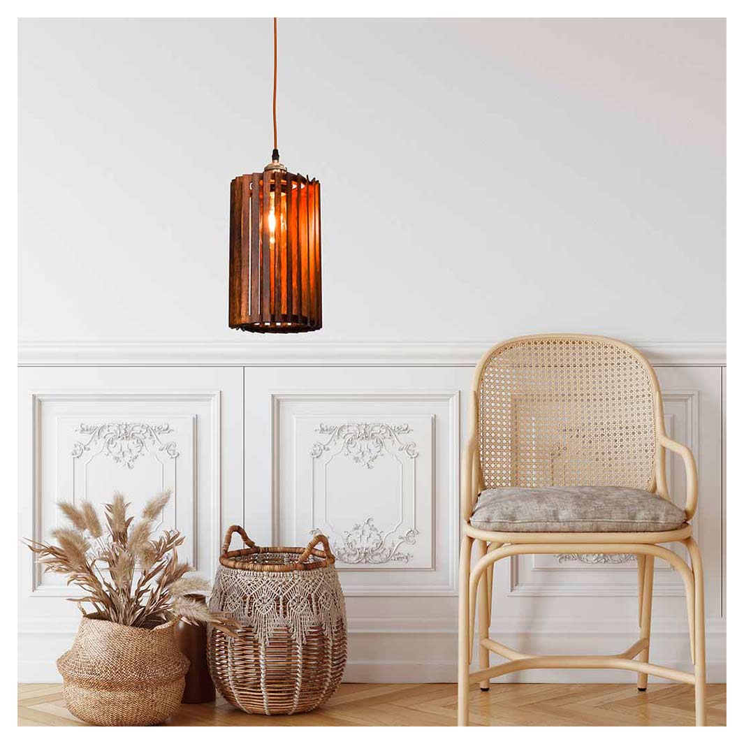 CYLINDER GEOMETRIC PENDANT LIGHT