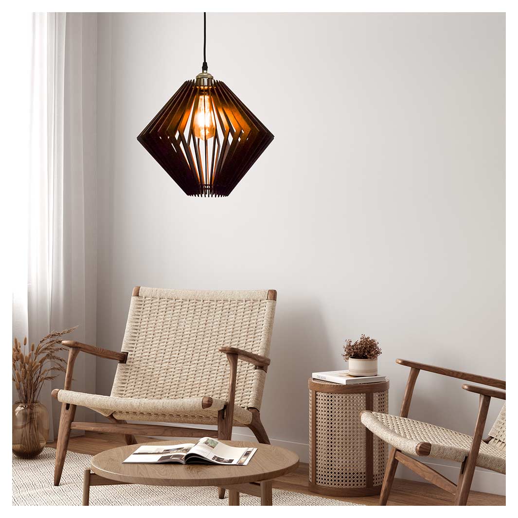 DIAMOND GEOMETRIC PENDANT LIGHT