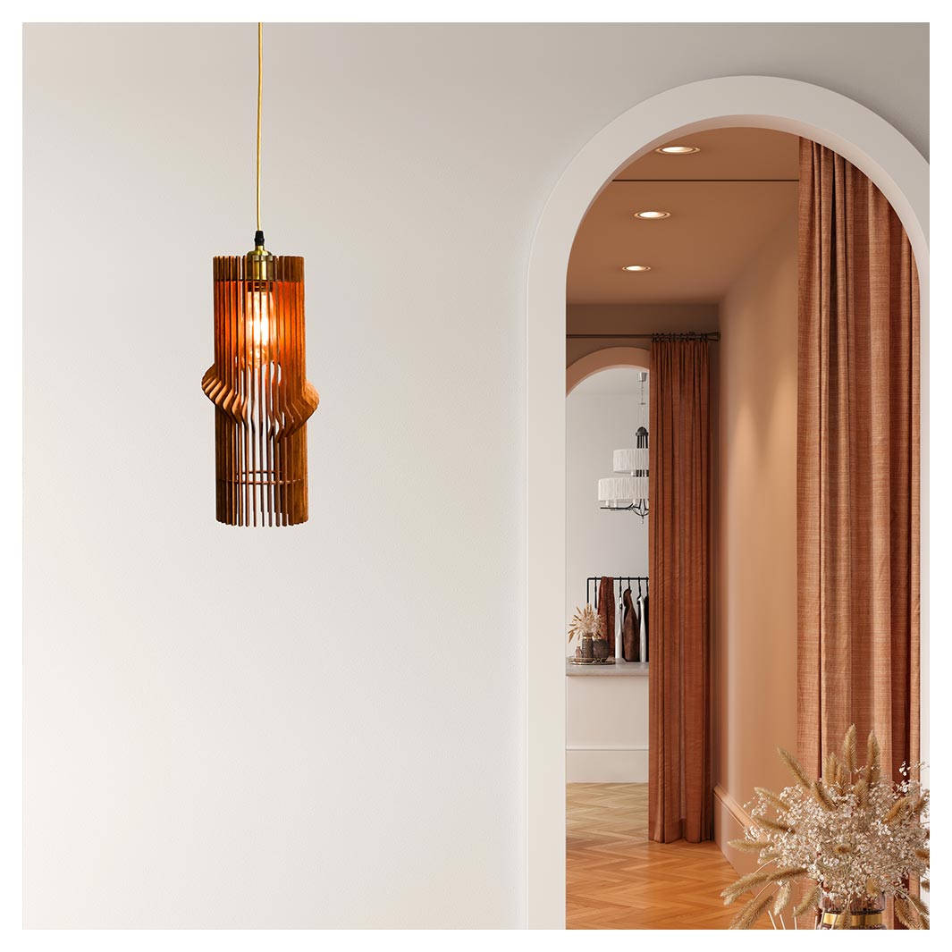 WAVE GEOMETRIC PENDANT LIGHT