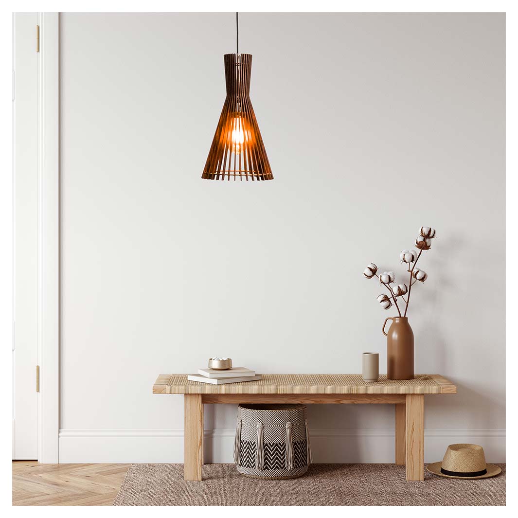 TAPERED ABSTRACT PENDANT LIGHT