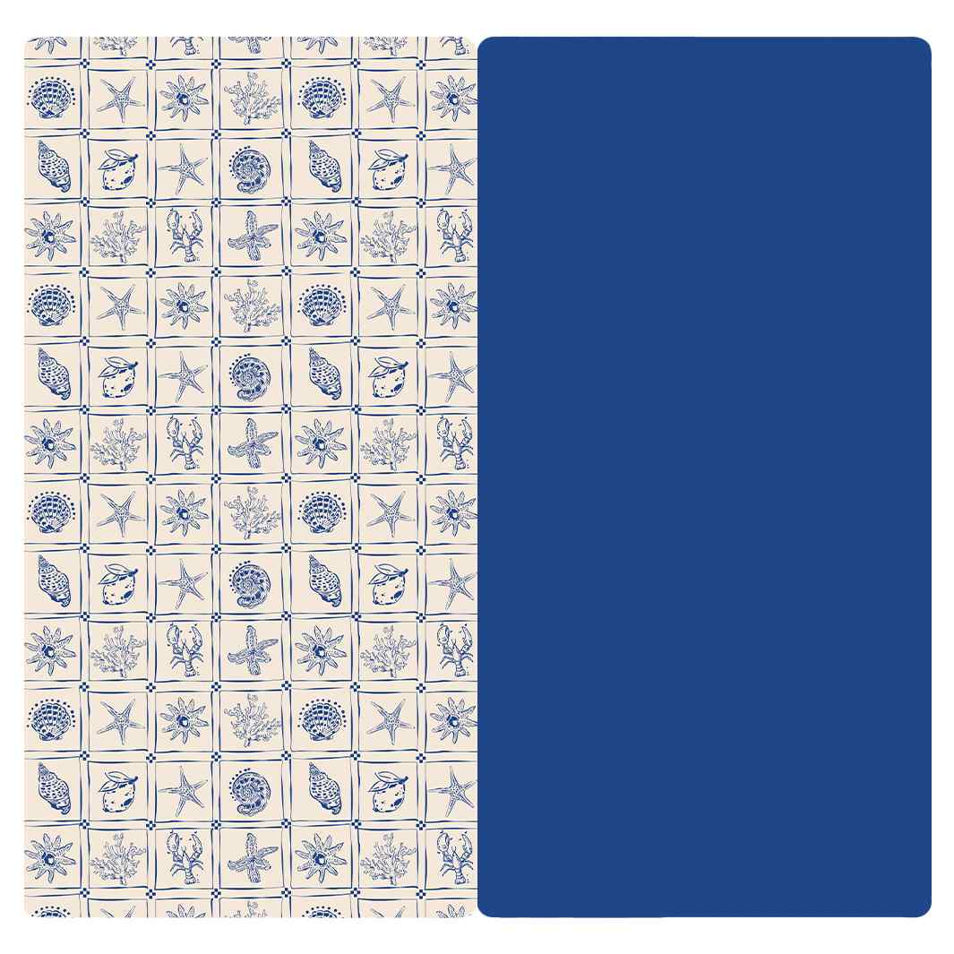 MICROFIBER TRAVEL TOWEL - SEASHELL MOSAIC