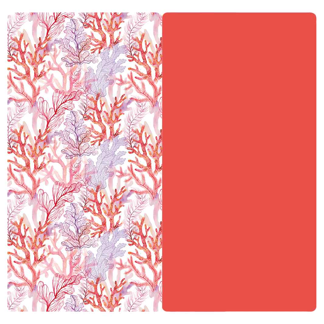MICROFIBER TRAVEL TOWEL CORAL KISS