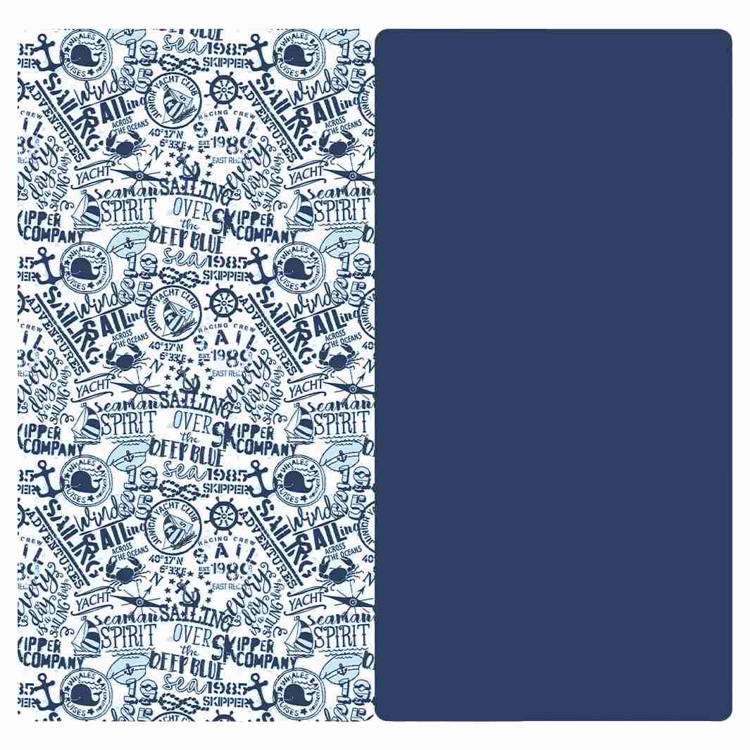 MICROFIBER TRAVEL TOWEL NAUTICAL TALES