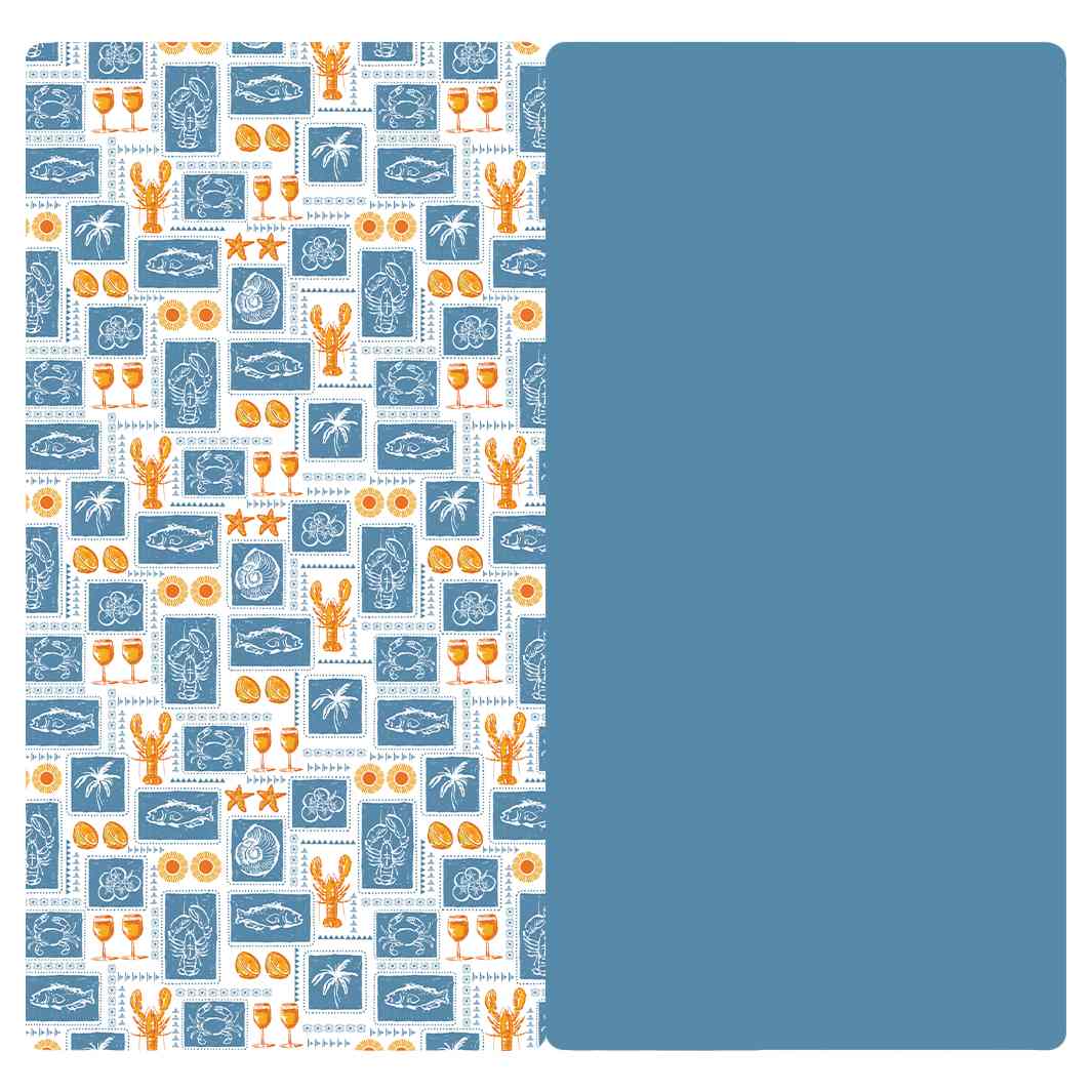 MICROFIBER TRAVEL TOWEL COASTAL POSTCARD