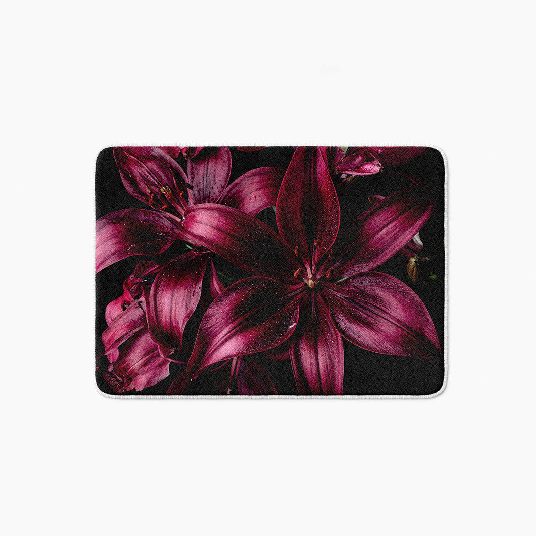 MAGENTA LILY BATHMAT