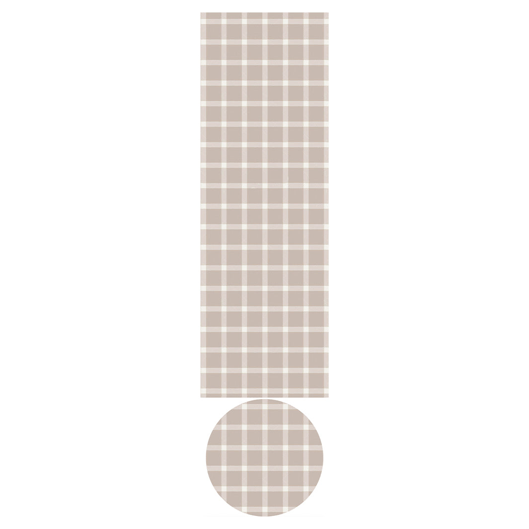 SOFT PLAID OTTOMAN