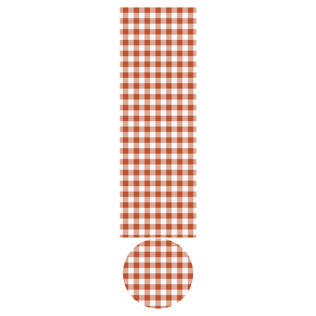 RUSTIC CHECK  OTTOMAN