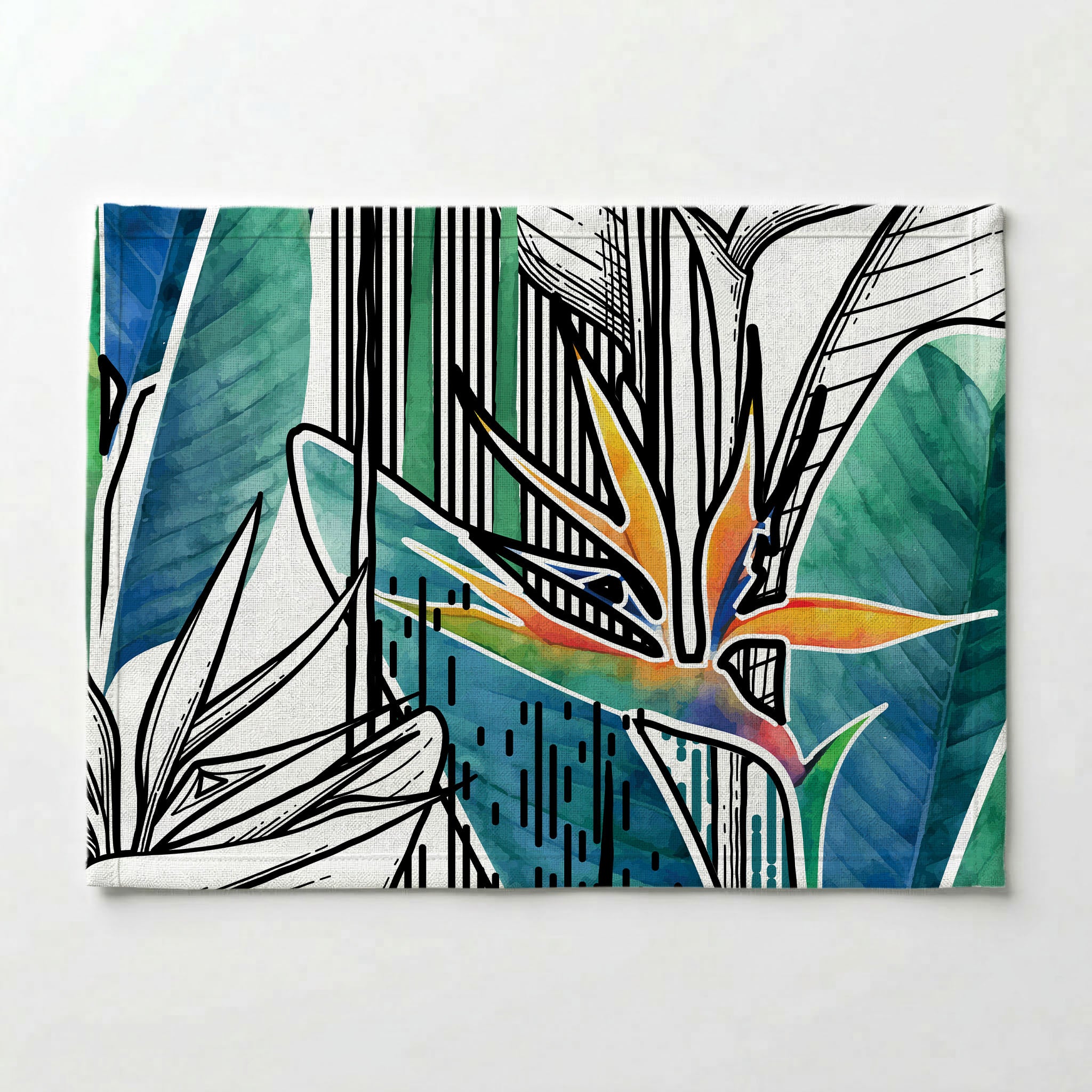 STRELITZIA LINEART PLACEMAT