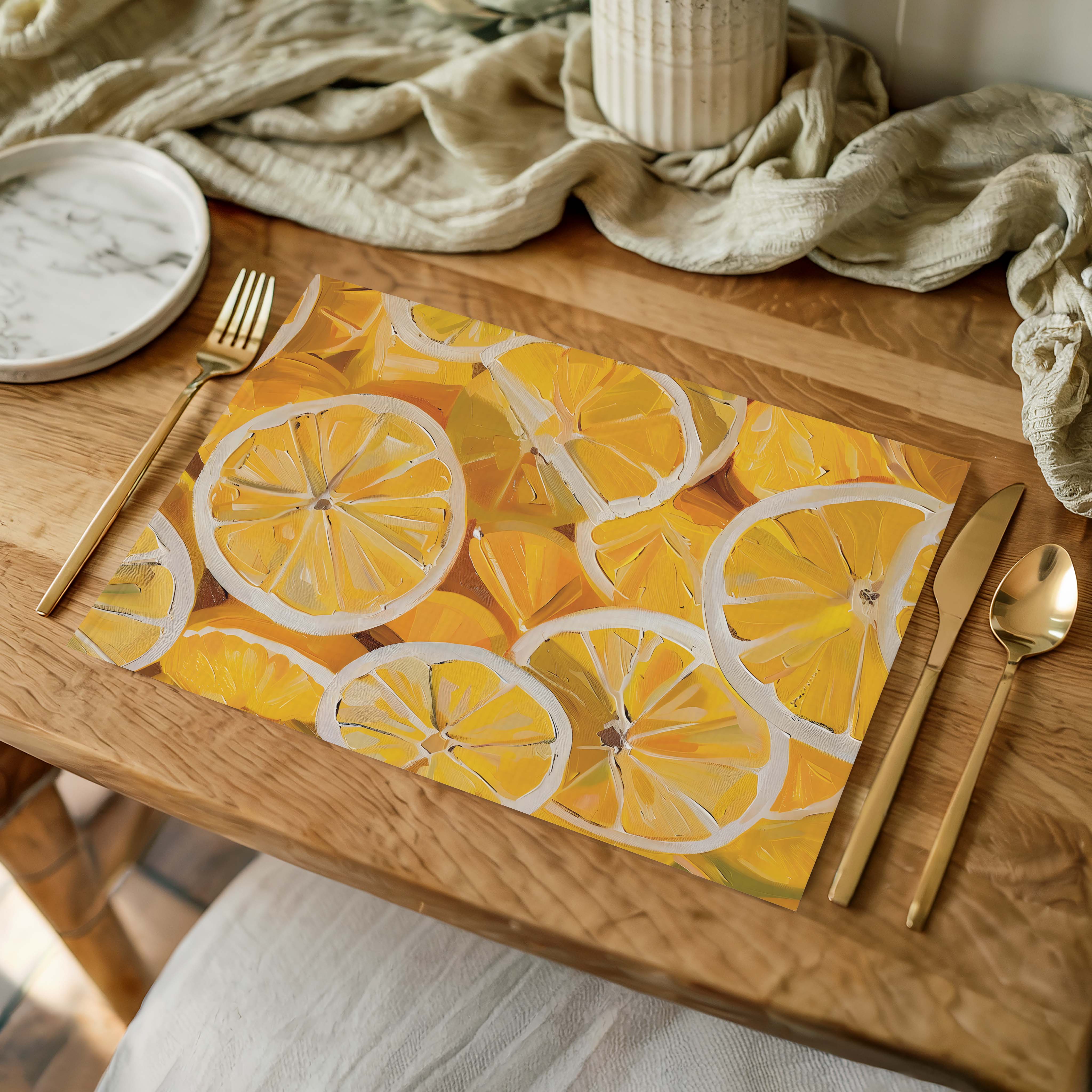 LEMON SLICES PLACEMAT