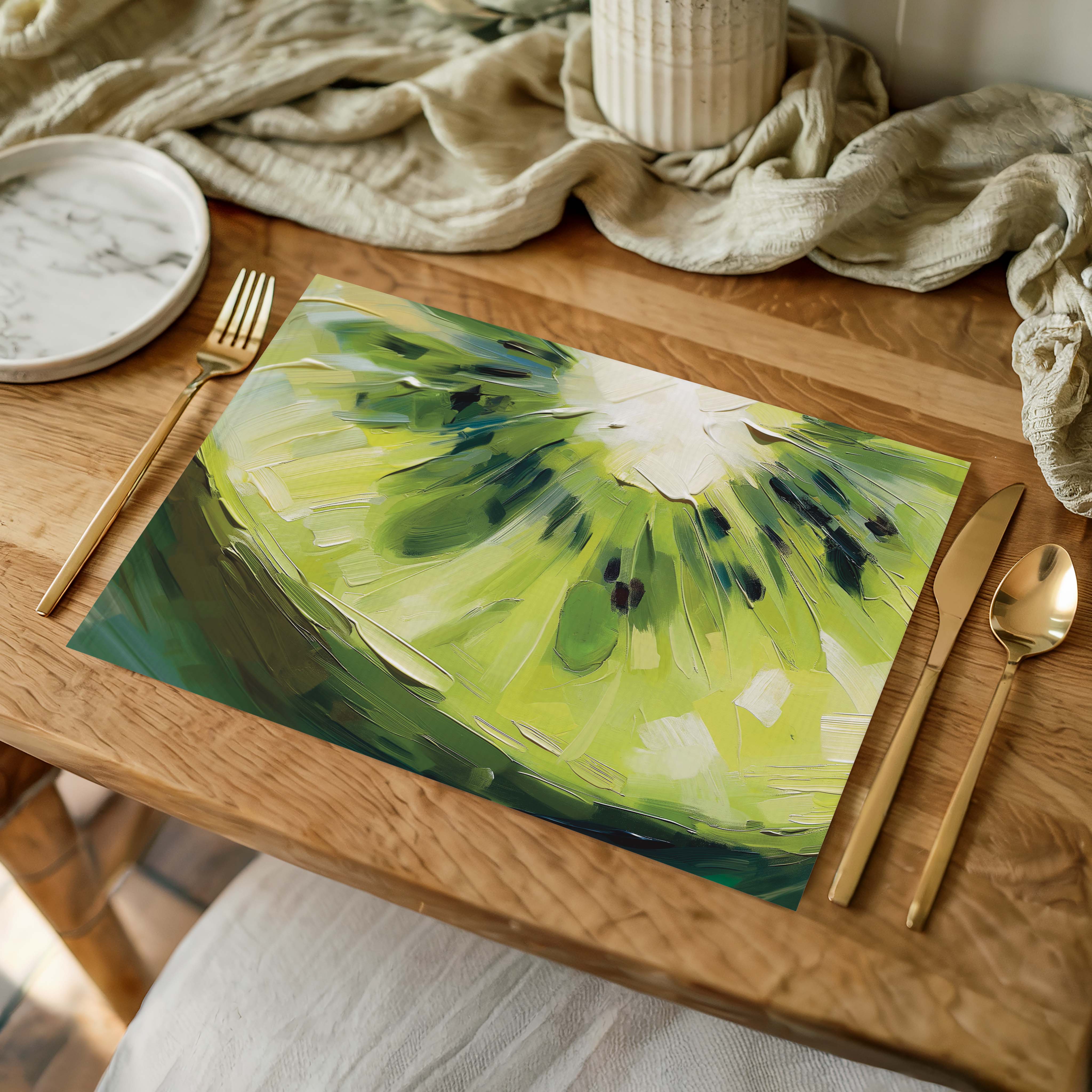 KIWI UP CLOSE PLACEMAT