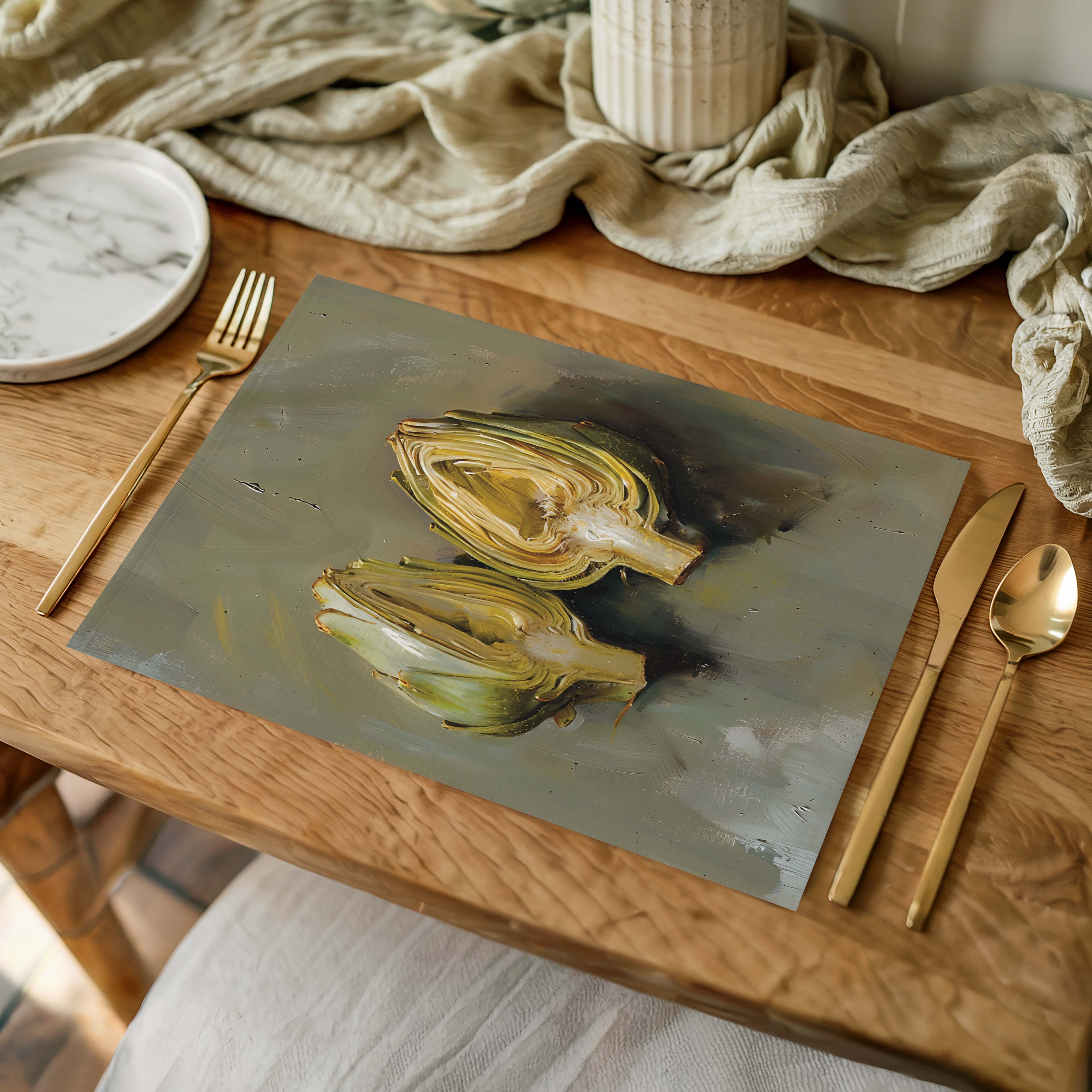 SPLIT ARTICHOKE PLACEMAT