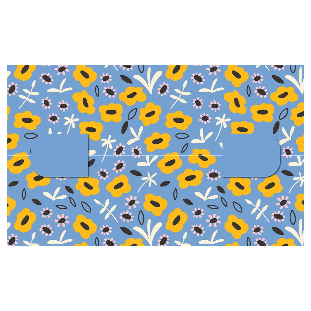 MICROFIBER PET TOWEL BLUE BLOOMS