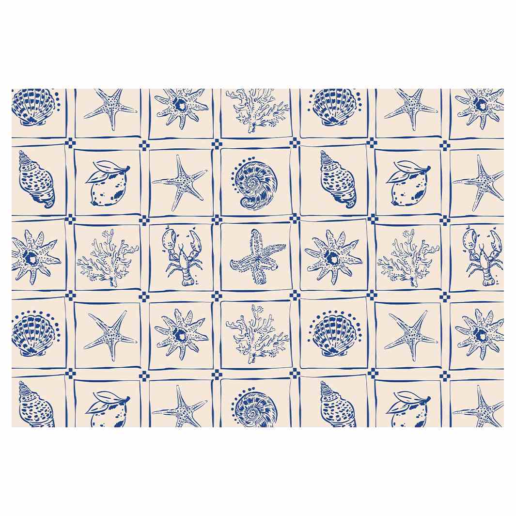 SEASHELL MOSAIC PLACEMAT