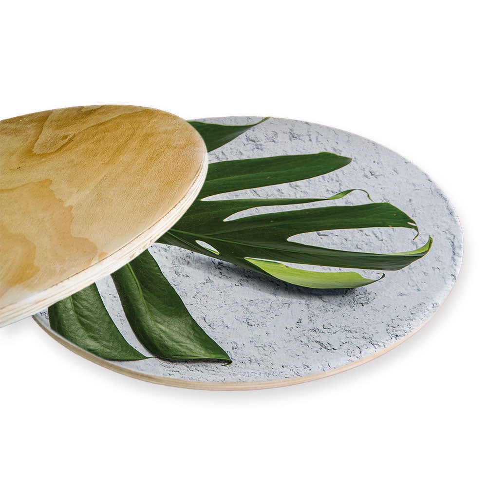 LEAVES GREEN MONSTERA LEAF CHEESEBOARD