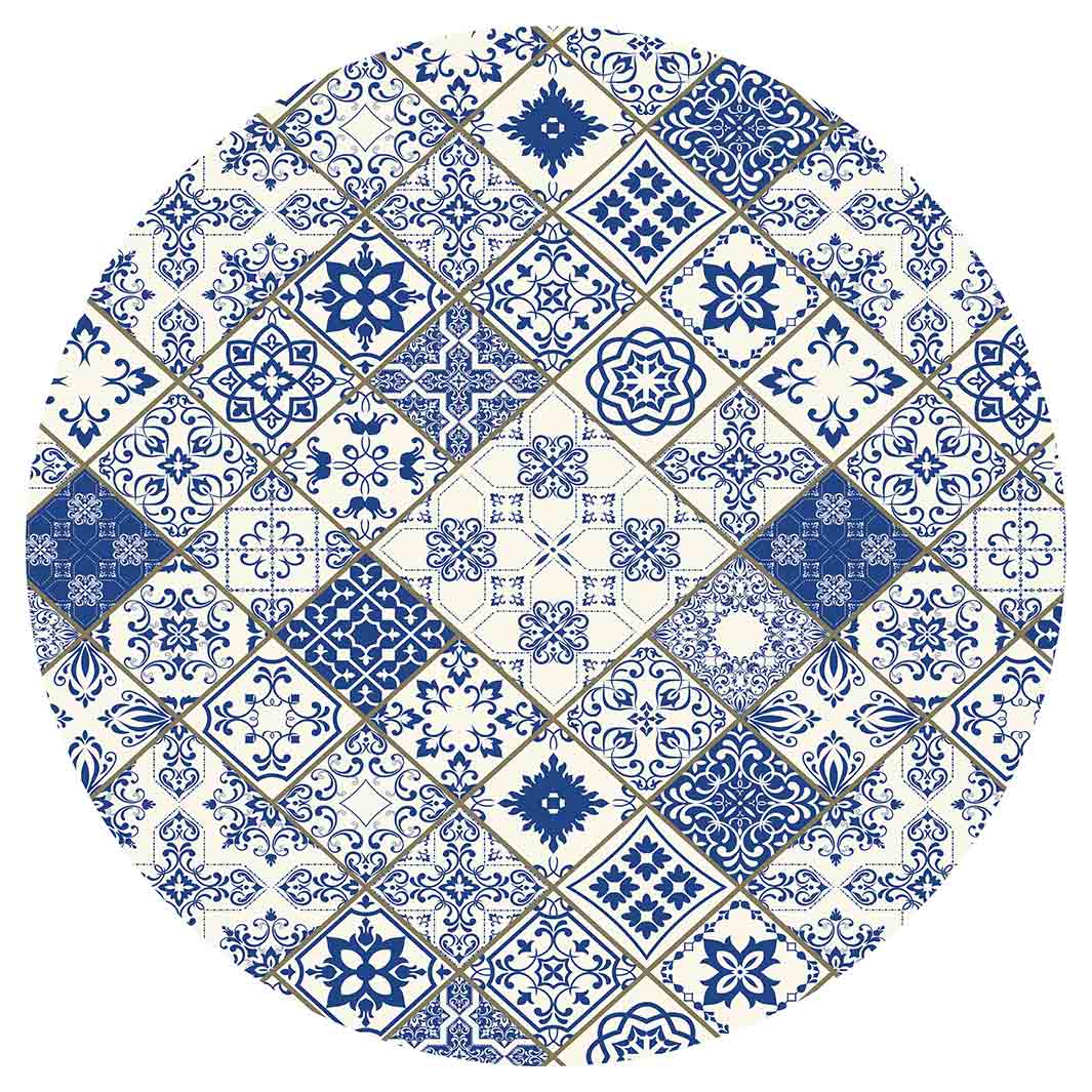 PATTERN BLUE DIAMOND LISBON CHEESEBOARD