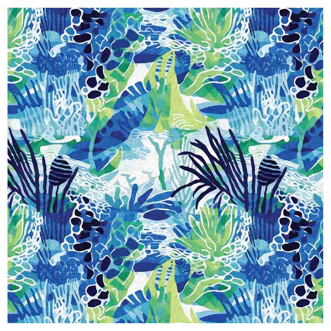 DEEP BLUE DIVE SQUARE SCATTER CUSHION