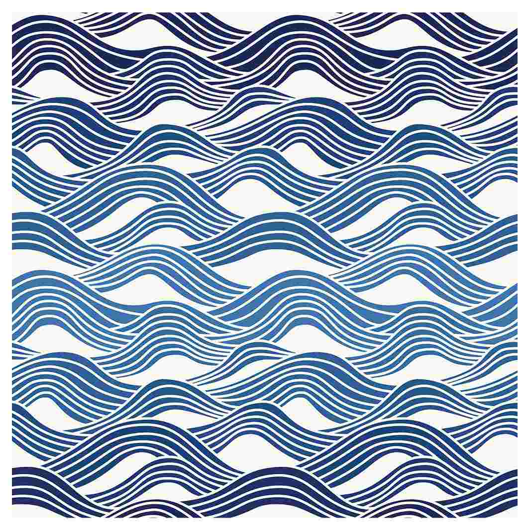 ROLLING WAVES SQUARE SCATTER CUSHION