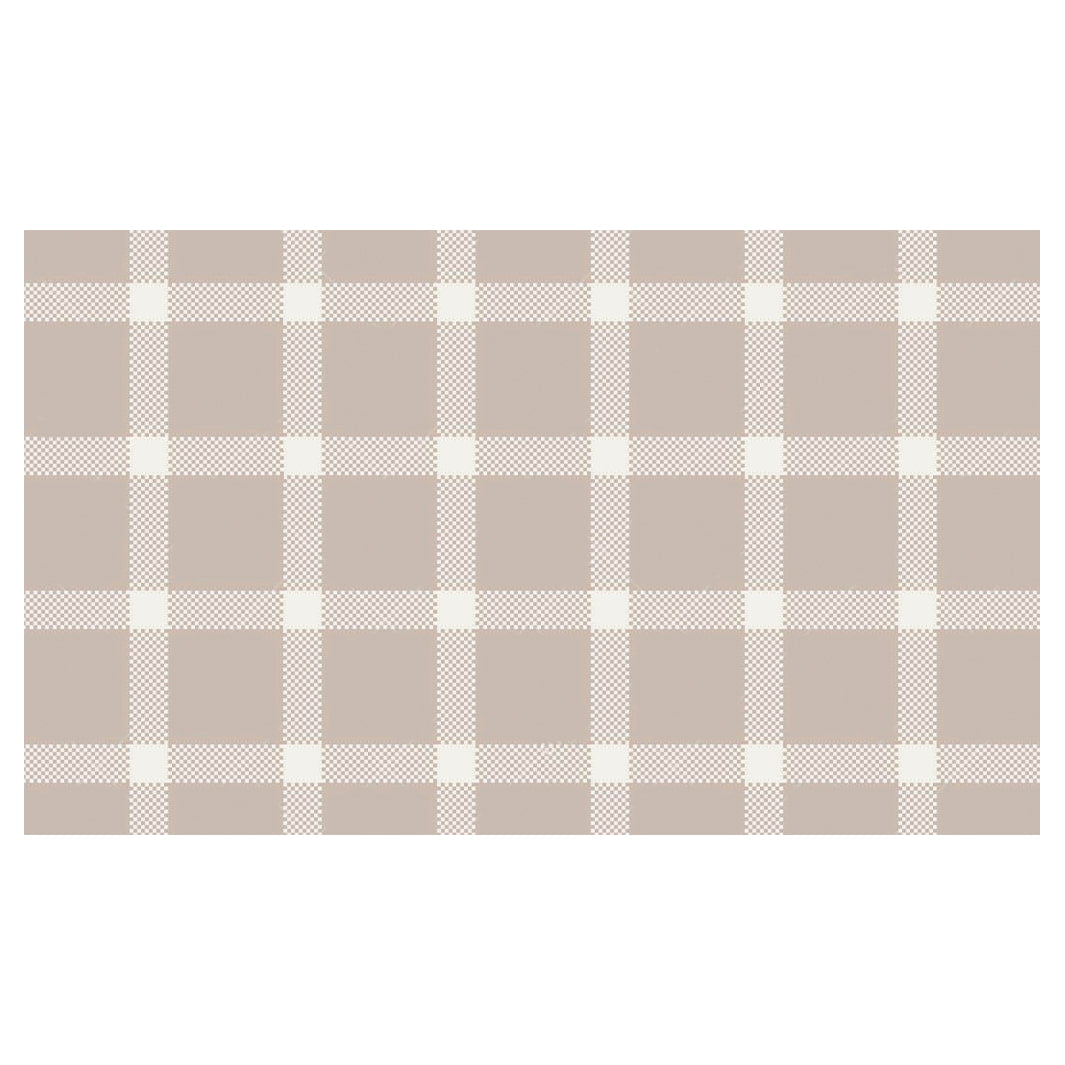 SOFT PLAID RECTANGULAR SCATTER CUSHION